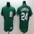 2016 Detroit Tigers #24 Miguel Cabrera green Flexbase Authentic Collection Jersey