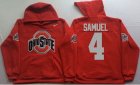 Ohio State Buckeyes #4 SAMUEL Red College Hooded Sweatshirt