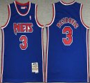 Nike Brooklyn Nets #3 Drazen Petrovic blue NBA basketball Jerseys -XD