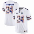 Custom Florida Gators #24 Mark Thompson white fashion college football jersey