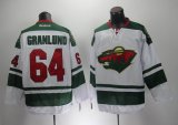 reebok Minnesota GRANLUND 64# white green nhl jerseys