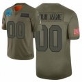 Custom Panthers Nike Camo 2019 Salute to Service Limited Jersey