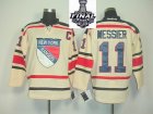 2014 stanley cup Rangers 11 MESSIER White jerseys