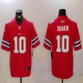 Nike Buffalo Bills #10 Khalil Shakir red Color Rush Limited Jersey-BD