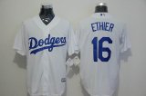 Los Angeles Dodgers #16 Andre Ethier white majestic baseball Jerseys