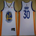 Nike Golden State Warriors #30 Stephen Curry white nba basketball jerseys 75th-XD 01