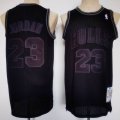 Chicago Bulls #23 Michael Jordan black throwback basketball jersey-CY