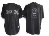 New York Yankees 2 Derek Jeter Black jersey