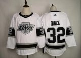 Adidas Los Angeles Kings #32 Jonathan Quick white hockey jersey-FH