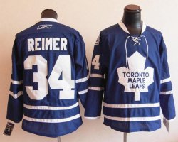 nhl toronto maple leafs 34 James Reimer blue