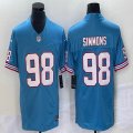 Tennessee Titans 98# Jeffery Simmons Nike Vapor F.U.S.E. Limited Jersey