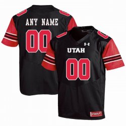 custom Utah Utes black college football jersey