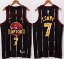 Nike Toronto Raptors #7 Kyle Lowry black basketball Jerseys -XD