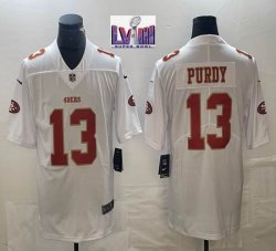 Nike San Francisco 49ers #13 Brock Purdy white gold Color Rush Limited Jersey 01