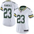 Women Green Bay Packers 23# Damarious Randall Nike white Color Rush Limited Jersey