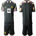 2020-2021 Dortmund club black goalkeeper soccer jersey