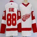 Adidas Detroit Red Wings #88 Patrick Kane white hockey jersey-PD