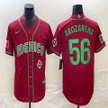 2023 World Cup Mexico #56 Randy Arozarena red majestic baseball jerseys 24