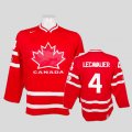 Team Canada #4 Vincent Lecavalier Red nhl Jersey