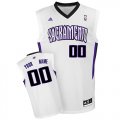 Sacramento Kings Custom white adidas Home Jersey for sale