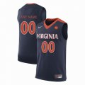 Custom Virginia Cavaliers blue college basketball jersey