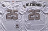 Oakland Raiders 25 Fred Biletnikoff White throwback NFL Jersey