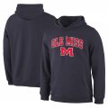 Fanatics Branded Ole Miss Rebels Navy Campus Pullover Hoodie