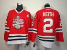 Reebok Chicago Blackhawks 2 KEITH 2013 NHL Stanley Cup Final Champions Silver