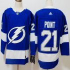 Adidas Tampa Bay Lightning #21 Brayden Point blue ice hockey