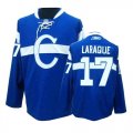 Montreal Canadiens #17 Georges Laraque Blue Jersey