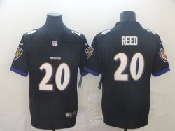 Baltimore Ravens #20 Ed Reed black Color Rush Limited Jersey