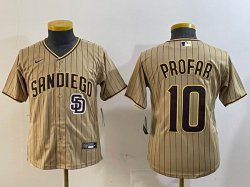 Youth Nike San Diego Padres #10 Jurickson Profar gold majestic mlb Jerseys-BD 01