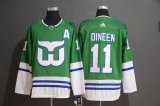 Adidas Hartford Whalers #11 Kevin Dineen green nhl hockey Jersey