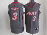 Adidas Miami HEAT Dwyane Wade nba Jersey gray