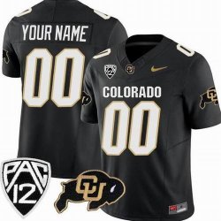 Custom Colorado Buffaloes black College Football Jersey-PNS