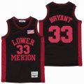 Kobe Bryant #33 jerseys High School Edition black basketball Jersey -SG