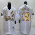 2022 MLB All-Star nike St. Louis Cardinals #28 Nolan Arenado white majestic baseball jerseys-BD