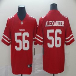 49ers #56 Kwon Alexander red nike Color Rush Limited Jersey-BD