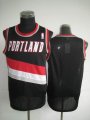 NBA Portland Trailblazers Blank black nab basketball jersey