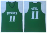 St.Patrick #11 kyrie Irving green college basketball jerseys-LC