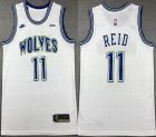 Nike Minnesota Timberwolves #11 Naz Reid white basketball jersey -XD