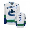 NHL Vancouver Canucks 3 BIEKSA white cheap Jersey