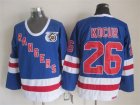 Reebok New York Rangers #26 Kocur blue nhl jerseys 75th Patch