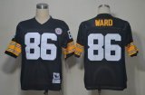 Pittsburgh Steelers #86 Hines Ward Black NFL Throwback Jerseys