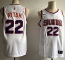 Nike phoenlx Suns #22 Ayton white nba jerseys-OD