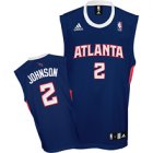 Atlanta Hawks 2# Johnson blue nba jersey