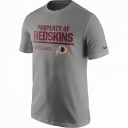 Men\'s Washington Redskins Nike Heathered Gray Property Of T-Shirt