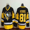 Reebok Pittsburgh Penguins #81 Phil Kessel Black hockey Jersey