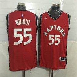 Toronto Raptors #55 Wright red Stitched NBA Jerseys