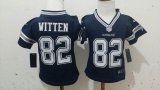 Nike Dallas Cowboys #82 Jason Witten blue children nfl jersey